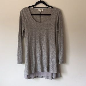 Grey flowy dress
